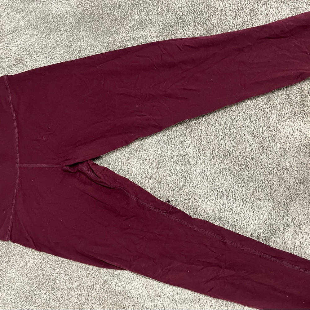 Burgundy Leggings